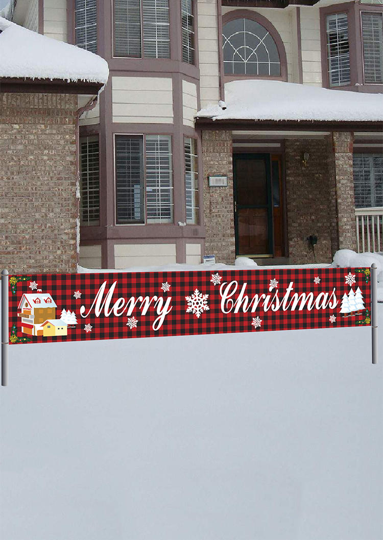Christmas Decoration Merry Christmas Buffalo Plaid Outdoor Large Banner Ornament in Multicolor. Size
Christmas Decoration Merry Christmas Buffalo Plaid Outdoor Large Banner Ornament in Multicolor. Size