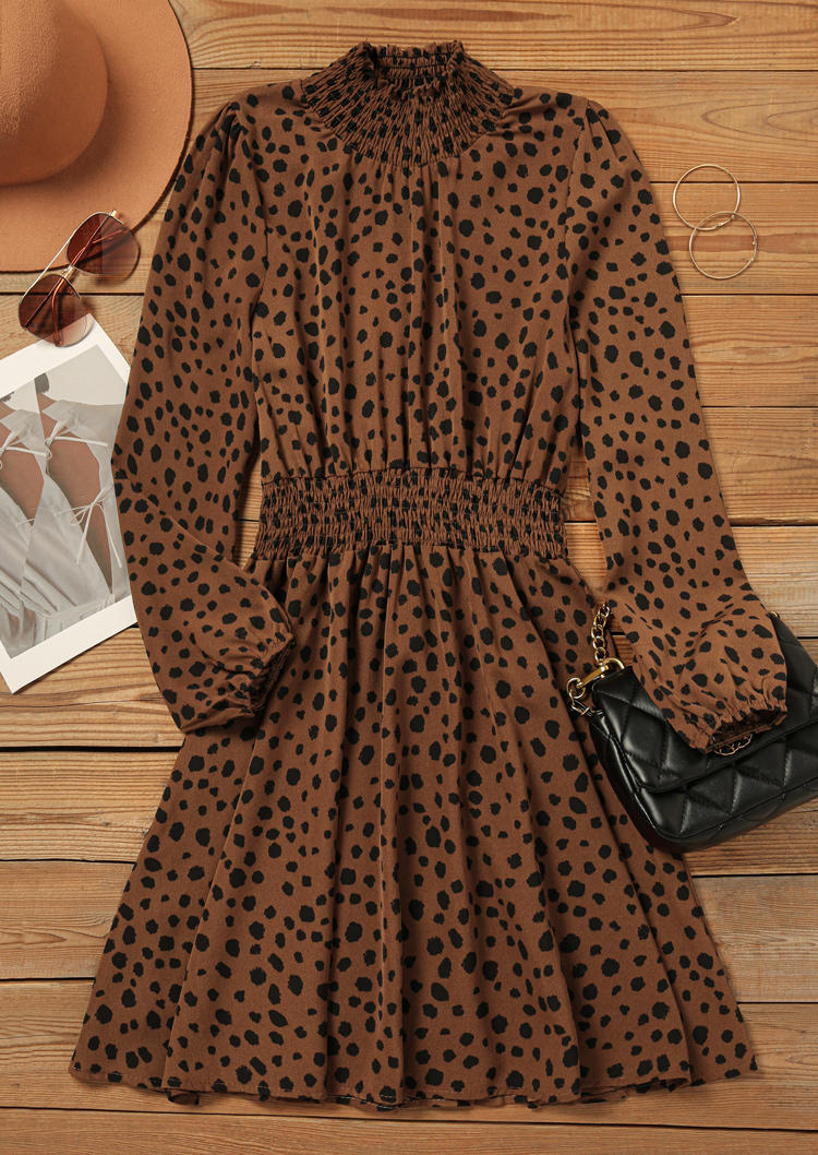 Mini Dresses Smocked Long Sleeve Turtleneck Mini Dress - Coffee in Brown. Size: ,XL
Mini Dresses Smocked Long Sleeve Turtleneck Mini Dress - Coffee in Brown. Size: ,XL