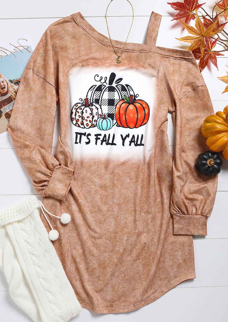 Mini Dresses It' Fall Y'all Leopard Plaid Dot Pumpkin Sweatshirt Mini Dress - Light Brown in Brown. Size: L,M,,XL
Mini Dresses It' Fall Y'all Leopard Plaid Dot Pumpkin Sweatshirt Mini Dress - Light Brown in Brown. Size: L,M,,XL