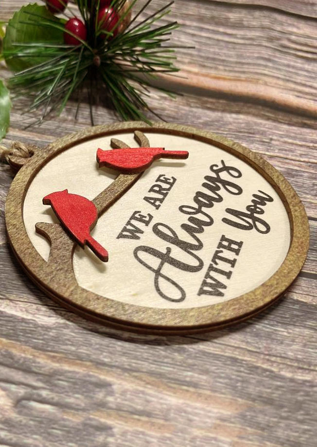 Christmas Decoration Christmas I Am Always With You Hanging Ornament in Red. Size
Christmas Decoration Christmas I Am Always With You Hanging Ornament in Red. Size