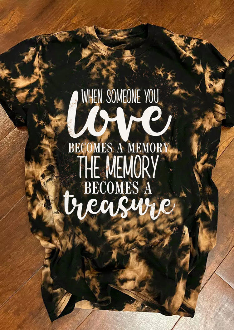 T-shirts Tees When Someone You Love Becomes A Memory Tie Dye T-Shirt Tee in Multicolor. Size: L,M,,XL
T-shirts Tees When Someone You Love Becomes A Memory Tie Dye T-Shirt Tee in Multicolor. Size: L,M,,XL