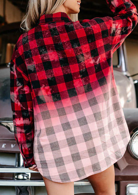 Mini Dresses Gradient Plaid Button Shirt Mini Dress in Multicolor. Size: L,M,,XL
Mini Dresses Gradient Plaid Button Shirt Mini Dress in Multicolor. Size: L,M,,XL