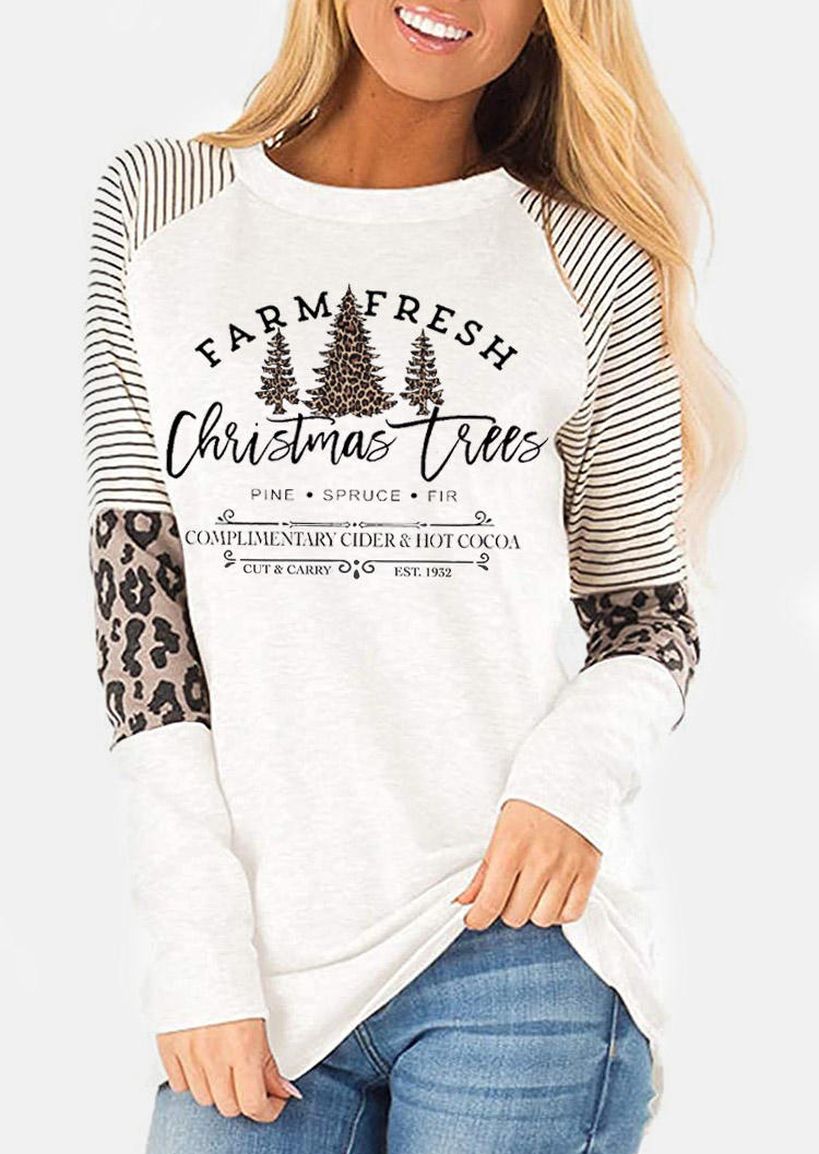 T-shirts Tees Farm Fresh Christmas Trees Leopard Striped T-Shirt Tee in White. Size
T-shirts Tees Farm Fresh Christmas Trees Leopard Striped T-Shirt Tee in White. Size