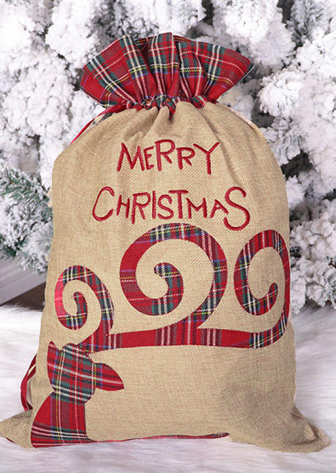 Christmas Decoration Merry Christmas Santa Claus Plaid Candy Gift Storage Bag in Multicolor. Size
Christmas Decoration Merry Christmas Santa Claus Plaid Candy Gift Storage Bag in Multicolor. Size