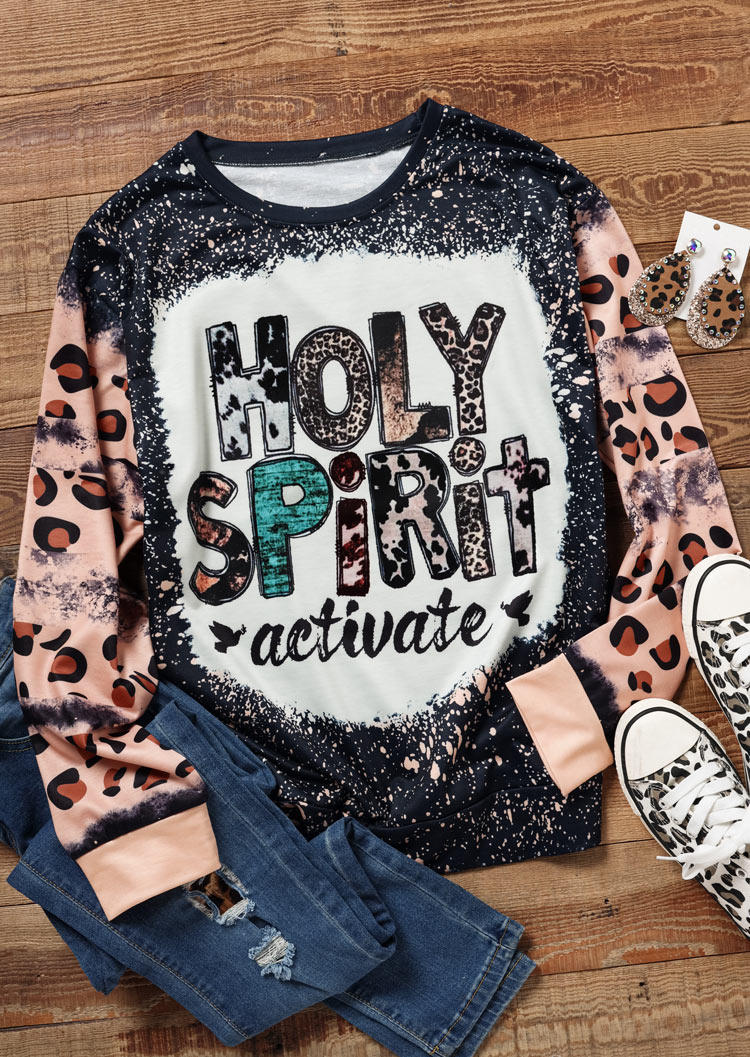 Sweatshirts Holy Spirit Activate Leopard Bleached Sweatshirt in Multicolor. Size
Sweatshirts Holy Spirit Activate Leopard Bleached Sweatshirt in Multicolor. Size