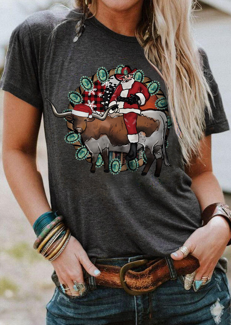 T-shirts Tees Christmas Santa Buffalo Plaid T-Shirt Tee - Dark Grey in Gray. Size
T-shirts Tees Christmas Santa Buffalo Plaid T-Shirt Tee - Dark Grey in Gray. Size