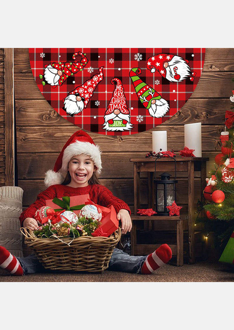 Christmas Decoration Christmas Plaid Snowflake Gnomies Banner Ornament in Multicolor,Red. Size
Christmas Decoration Christmas Plaid Snowflake Gnomies Banner Ornament in Multicolor,Red. Size