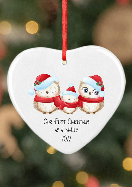 Christmas Decoration Our First Christmas As A Family 2022 Ornament in White. Size
Christmas Decoration Our First Christmas As A Family 2022 Ornament in White. Size