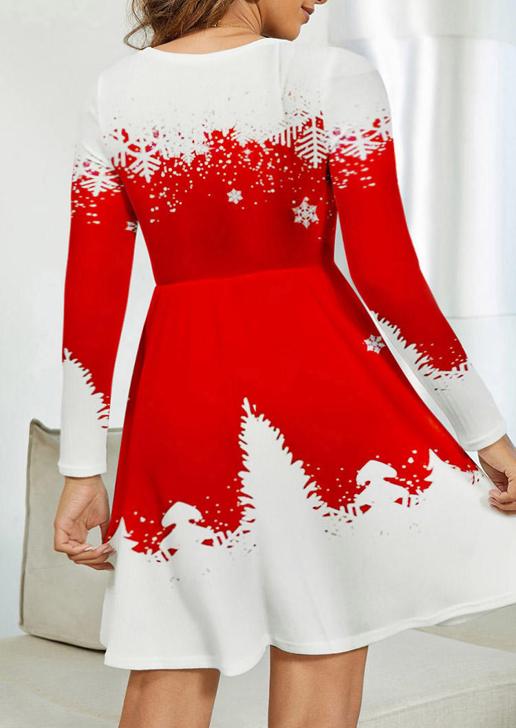 Mini Dresses Christmas Tree Snowflake Long Sleeve Mini Dress in Multicolor. Size: L,M,,XL
Mini Dresses Christmas Tree Snowflake Long Sleeve Mini Dress in Multicolor. Size: L,M,,XL