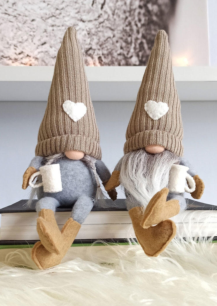 Valentine's Day Gift Valentine Heart Coffee Gnomies Faceless Doll Ornament in Multicolor. Size
Valentine's Day Gift Valentine Heart Coffee Gnomies Faceless Doll Ornament in Multicolor. Size