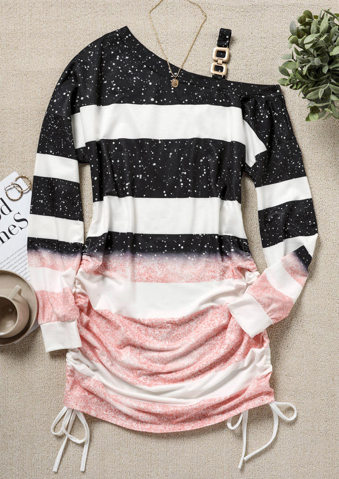Bodycon Dresses Striped Glitter Drawstring Metal Chain Bodycon Dress in Multicolor. Size: L,S
Bodycon Dresses Striped Glitter Drawstring Metal Chain Bodycon Dress in Multicolor. Size: L,S