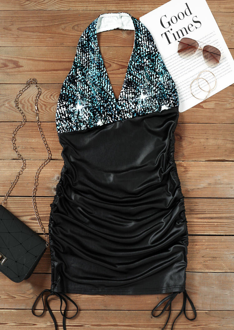 Bodycon Dresses Glitter Halter Open Back Bodycon Dress in Multicolor. Size
Bodycon Dresses Glitter Halter Open Back Bodycon Dress in Multicolor. Size