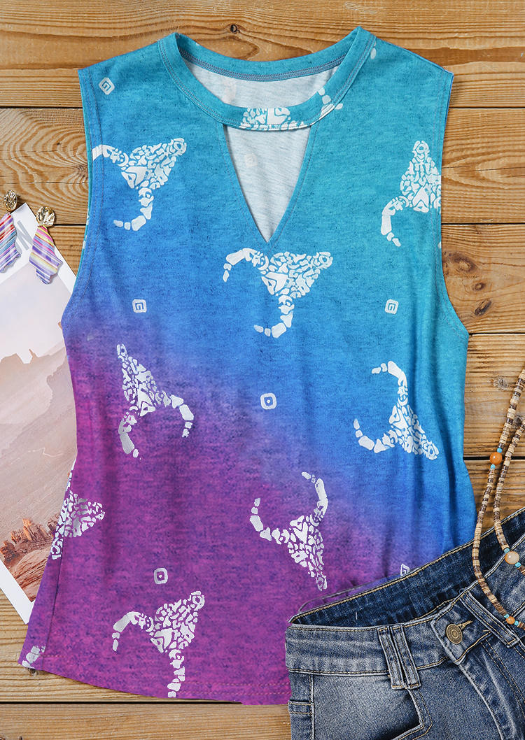 Tank Tops Steer Skull Gradient Notched Neck Tank Top in Multicolor. Size: L,M,,XL
Tank Tops Steer Skull Gradient Notched Neck Tank Top in Multicolor. Size: L,M,,XL