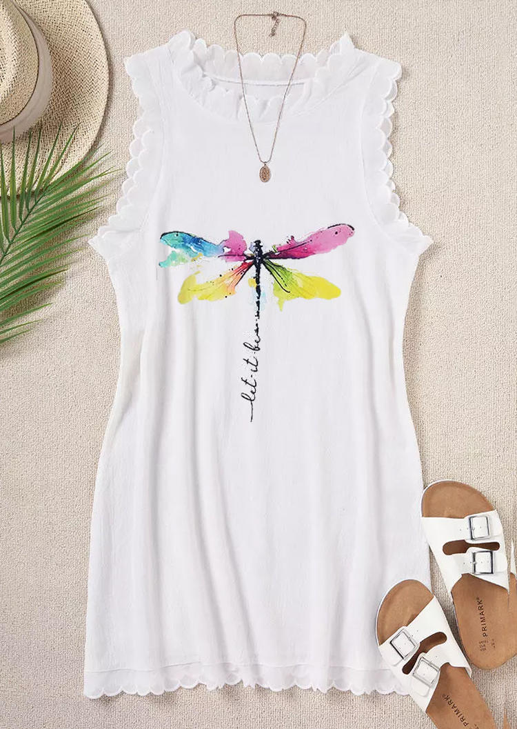 Mini Dresses Let It Be Abstract Dragonfly Scallop Collar Mini Dress in White. Size: ,XL
Mini Dresses Let It Be Abstract Dragonfly Scallop Collar Mini Dress in White. Size: ,XL