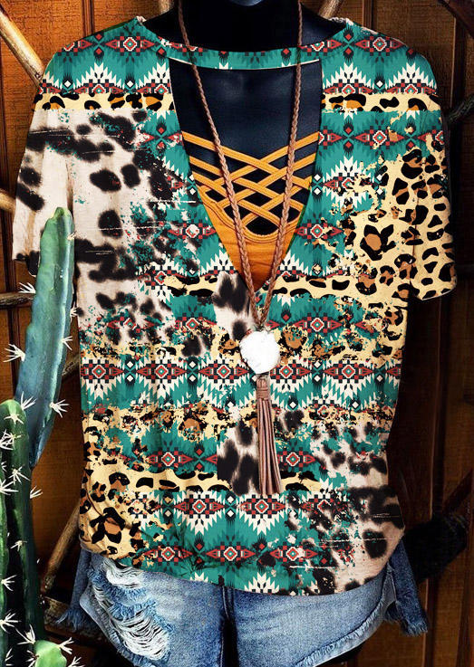 Blouses Aztec Geometric Leopard Keyhole Neck Blouse without Camisole in Multicolor. Size
Blouses Aztec Geometric Leopard Keyhole Neck Blouse without Camisole in Multicolor. Size