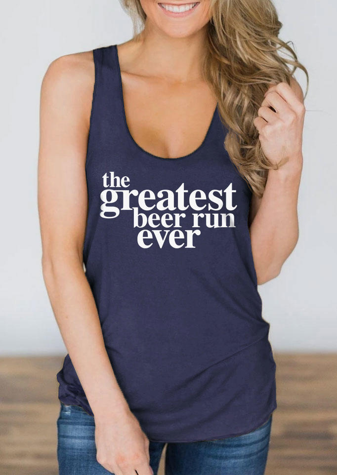Tank Tops The Greatest Beer Run Ever Tank Top - Navy Blue in Blue. Size: L,M,,XL
Tank Tops The Greatest Beer Run Ever Tank Top - Navy Blue in Blue. Size: L,M,,XL