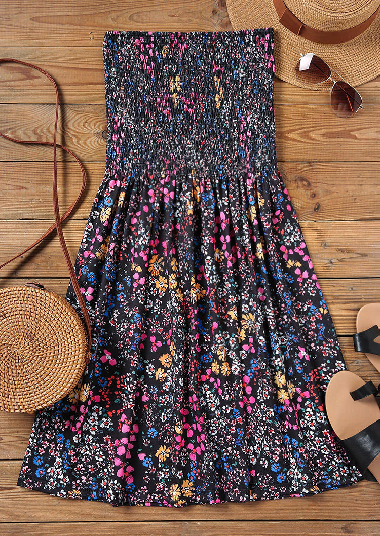 Mini Dresses Ditsy Floral Smocked Strapless Bandeau Mini Dress in Multicolor. Size
Mini Dresses Ditsy Floral Smocked Strapless Bandeau Mini Dress in Multicolor. Size