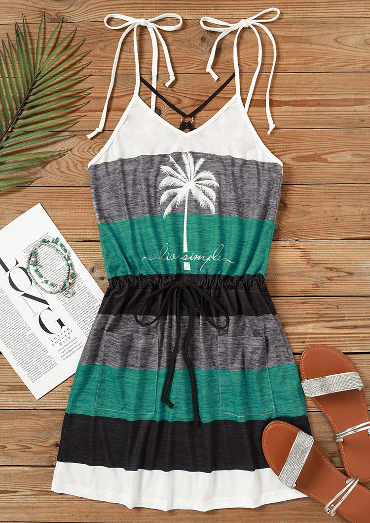 Mini Dresses Live Simple Coconut Tree Color Block Hollow Out Mini Dress in Multicolor. Size
Mini Dresses Live Simple Coconut Tree Color Block Hollow Out Mini Dress in Multicolor. Size