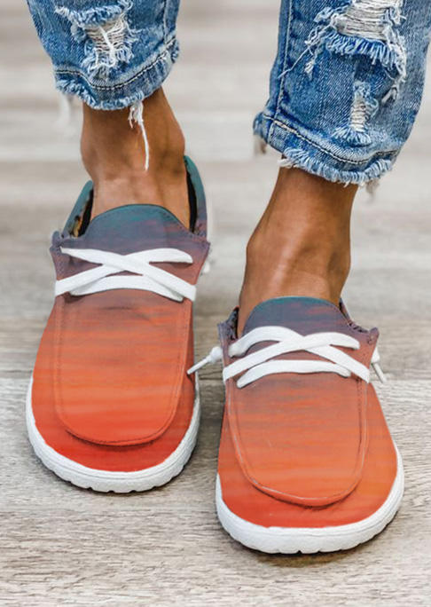 Sneakers Gradient Slip On Flat Canvas Sneakers in Multicolor. Size: ,38,39,40,41
Sneakers Gradient Slip On Flat Canvas Sneakers in Multicolor. Size: ,38,39,40,41
