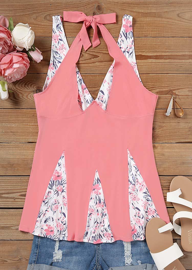 Tank Tops Floral Tie Fake Two-Piece V-Neck Tank Top in Multicolor. Size: L,M,,XL
Tank Tops Floral Tie Fake Two-Piece V-Neck Tank Top in Multicolor. Size: L,M,,XL
