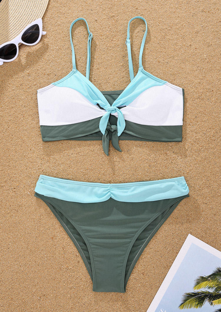 Bikini Sets Color Block Tie Adjustable Strap Bikini Set in Multicolor. Size: ,XL
Bikini Sets Color Block Tie Adjustable Strap Bikini Set in Multicolor. Size: ,XL