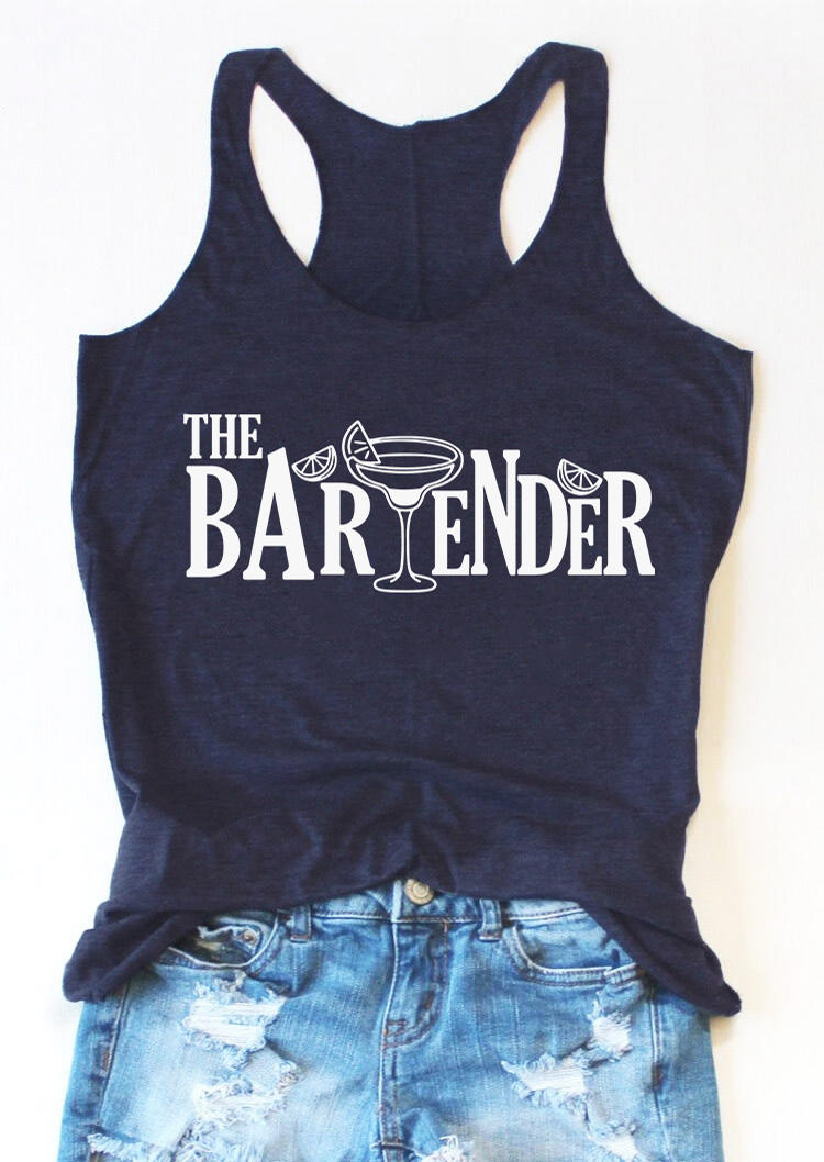 Tank Tops The Bartender Racerback Tank Top - Navy Blue in Blue. Size
Tank Tops The Bartender Racerback Tank Top - Navy Blue in Blue. Size
