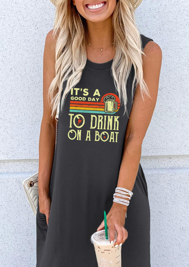 Maxi Dresses It' A Good Day To Drink On A Boat Maxi Dress - Dark Grey in Gray. Size: L,M,,XL
Maxi Dresses It' A Good Day To Drink On A Boat Maxi Dress - Dark Grey in Gray. Size: L,M,,XL