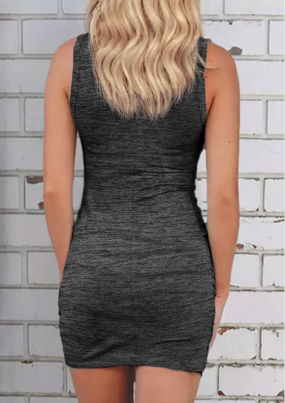 Mini Dresses Color Block Button Ruched Hollow Out Mini Dress - Dark Grey in Gray. Size: L,M,,XL
Mini Dresses Color Block Button Ruched Hollow Out Mini Dress - Dark Grey in Gray. Size: L,M,,XL