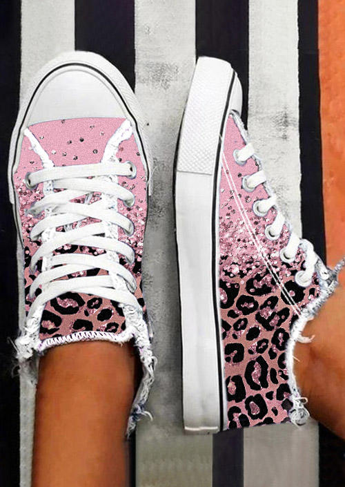 Sneakers Leopard Glitter Lace Up Round Toe Flat Sneakers in Multicolor. Size: ,38,39,40,41
Sneakers Leopard Glitter Lace Up Round Toe Flat Sneakers in Multicolor. Size: ,38,39,40,41
