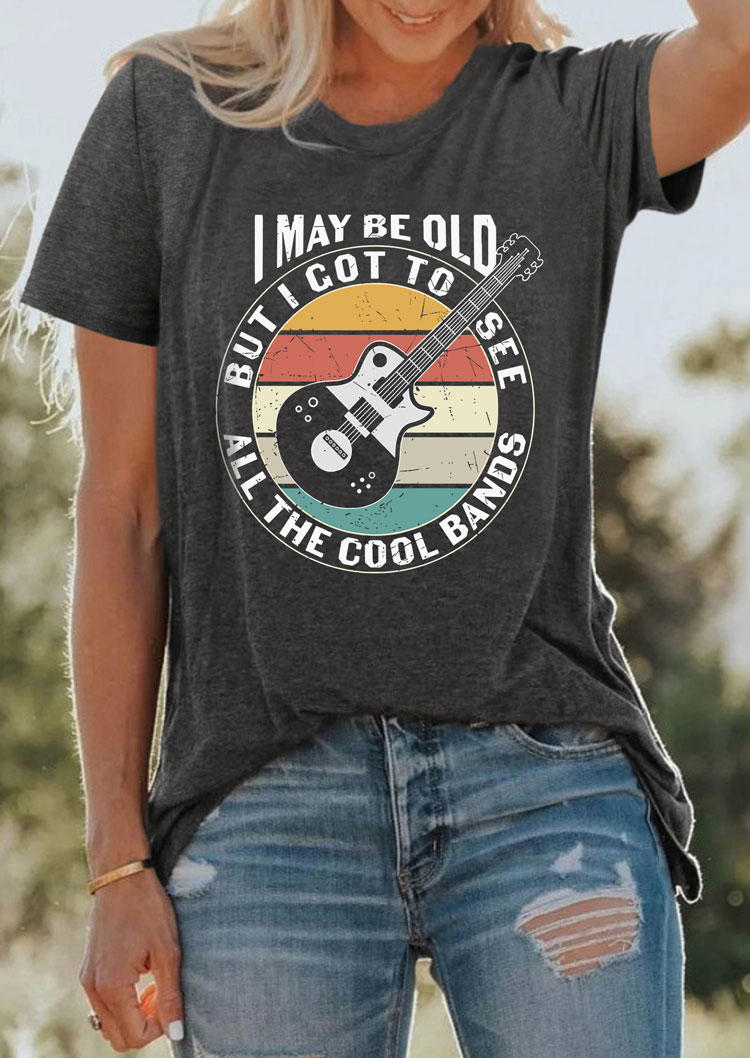 T-shirts Tees I May Be Old But I Got To See All The Cool Bands Funny T-Shirt Tee - Dark Grey in Gray. Size
T-shirts Tees I May Be Old But I Got To See All The Cool Bands Funny T-Shirt Tee - Dark Grey in Gray. Size