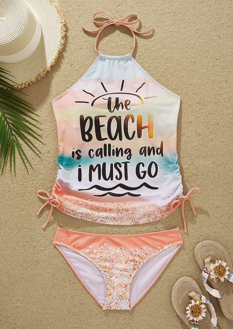 Tankinis The Beach Is Calling And I Must Go Glitter Tankini Set in Multicolor. Size
Tankinis The Beach Is Calling And I Must Go Glitter Tankini Set in Multicolor. Size