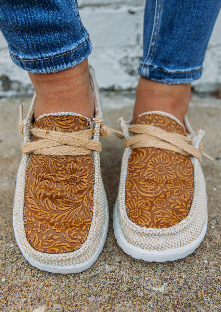Sneakers Floral Tooled Pattern Flat Canvas Sneakers in Multicolor. Size: ,38,39,40,41
Sneakers Floral Tooled Pattern Flat Canvas Sneakers in Multicolor. Size: ,38,39,40,41