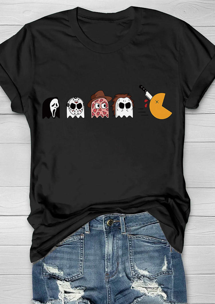 T-shirts Tees Halloween Horror Character Cute Cartoon T-Shirt Tee in Black. Size: L,M,,XL
T-shirts Tees Halloween Horror Character Cute Cartoon T-Shirt Tee in Black. Size: L,M,,XL