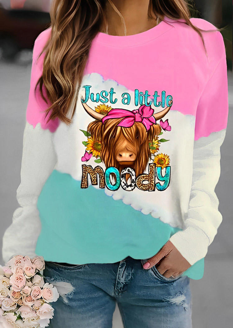 Sweatshirts Just A Little Moody Sunflower Highland Cattle Leopard Sweatshirt in Multicolor. Size: L,M,,XL
Sweatshirts Just A Little Moody Sunflower Highland Cattle Leopard Sweatshirt in Multicolor. Size: L,M,,XL