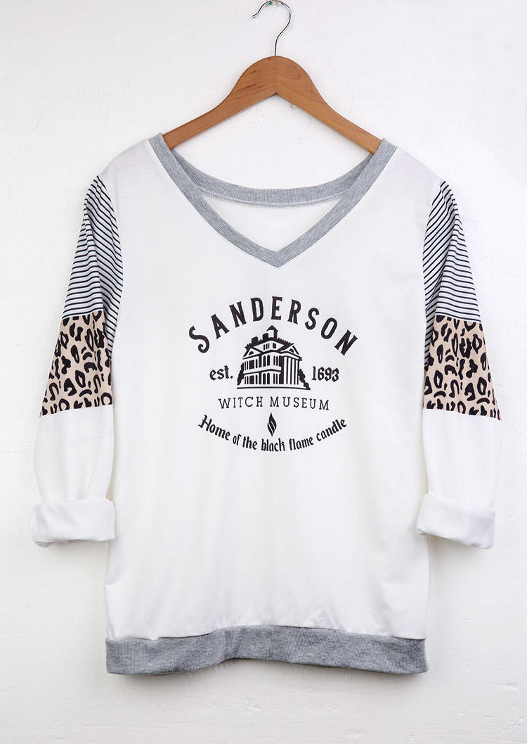 Sweatshirts Halloween Home Of The Black Flame Candle Leopard Striped Sweatshirt in White. Size: L,M,,XL
Sweatshirts Halloween Home Of The Black Flame Candle Leopard Striped Sweatshirt in White. Size: L,M,,XL