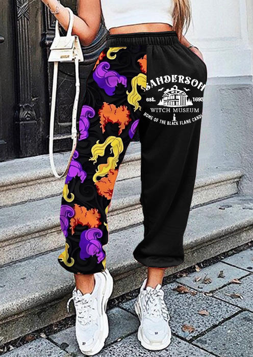Pants Halloween Witch Sisters Home Of The Black Flame Candle Sweatpants in Black. Size: L,M,,XL
Pants Halloween Witch Sisters Home Of The Black Flame Candle Sweatpants in Black. Size: L,M,,XL