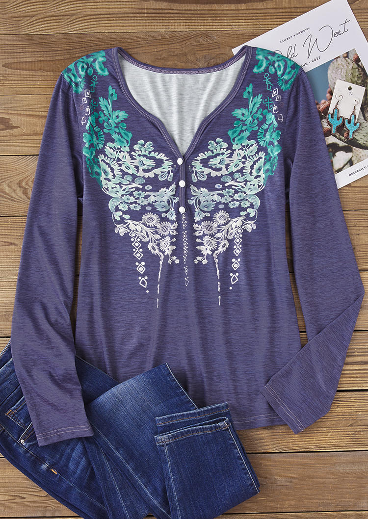 Blouses Ditsy Floral Button Notched Neck Long Sleeve Blouse in Multicolor. Size
Blouses Ditsy Floral Button Notched Neck Long Sleeve Blouse in Multicolor. Size