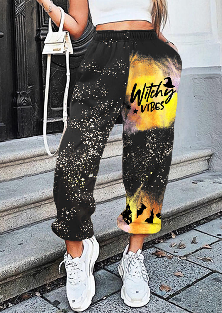 Pants Halloween Witchy Vibes Star Bat Tie Dye Sweatpants in Multicolor. Size: L,M,,XL
Pants Halloween Witchy Vibes Star Bat Tie Dye Sweatpants in Multicolor. Size: L,M,,XL