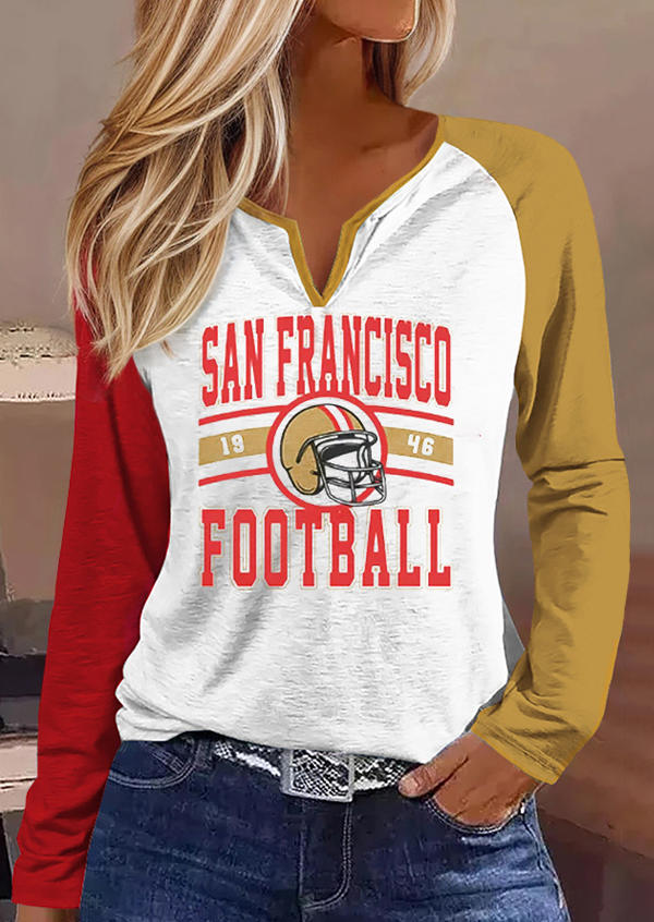 T-shirts Tees Football Soccer Color-Blocked Raglan Sleeve T-Shirt Tee in Multicolor. Size: L,M,,XL
T-shirts Tees Football Soccer Color-Blocked Raglan Sleeve T-Shirt Tee in Multicolor. Size: L,M,,XL