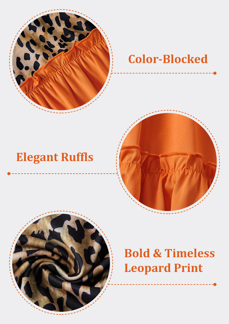 Mini Dresses Leopard Color-Blocked Ruffled Splicing Mini Dress in Multicolor. Size: 2XL,3XL,L,M,,XL
Mini Dresses Leopard Color-Blocked Ruffled Splicing Mini Dress in Multicolor. Size: 2XL,3XL,L,M,,XL