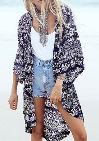 Floral Chiffon Cardigan