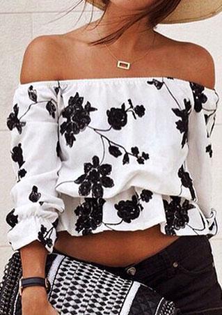 Floral Sexy Crop Top