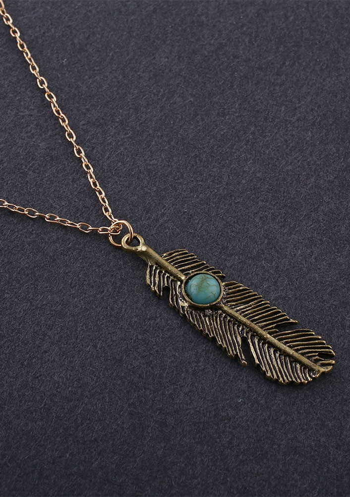 Vintage Feather Tassel Necklace - Fairyseason