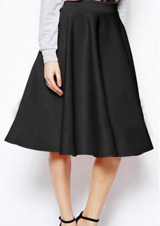 High Waist Pleated Long Skirt - Fairyseason