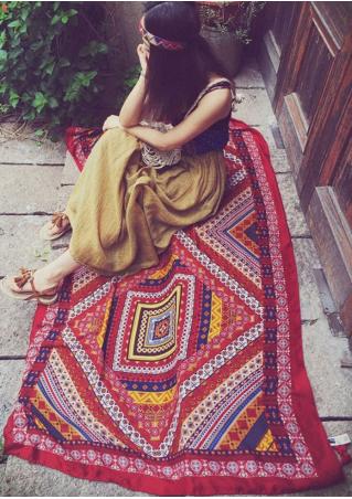 Ethnic Printed Rectangle Blanket