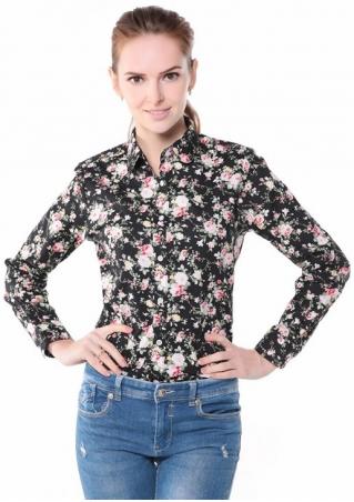 Floral Long Sleeve Fashion Shirt