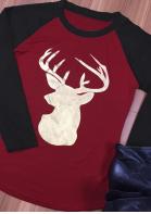 reindeer vinyl shirt