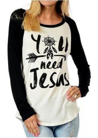 Dream Catcher Arrow Jesus Printed T-Shirt