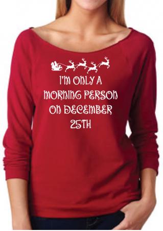 Christmas Letter Reindeer Printed Casual T-Shirt