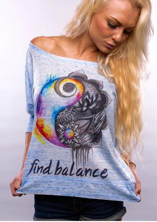 Find Balance Printed T-Shirt